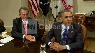 FILE:OBAMA AND BOEHNER MEET AT WHITE HOUSE