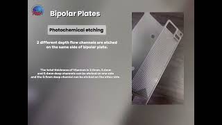 Titanium bipolar plates with flow channels on both sides! #titaniumparts #etching