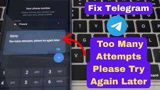 How to Fix Telegram Too Many Attempts Please Try Again Later! (Login Error)
