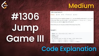 Jump Game III | Live Coding with Explanation | Leetcode - 1306
