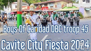 Boys Of Caridad Drum and Bugle Corps | Cavite City Fiesta 2024 | Parada Ng Banda