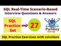 27.How to print 1 to 100 using While Loops, CTE and Cursor|SQL Real-Time Query Interview Questions
