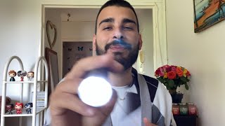 ASMR CRANIAL NERVE EXAM (french and english) 👨🏽‍⚕️