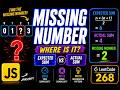 Missing Number Interview Question | JavaScript DSA