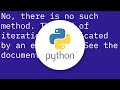 has_next in Python iterators?
