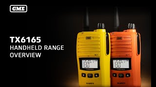 GME's 5 Watt UHF CB Handheld Range - TX6165