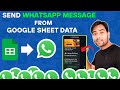 How to Send WhatsApp Message from Google Sheet in One-Click | Google Apps Script | ClicForChat