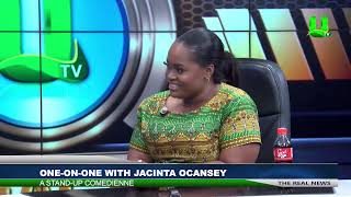 Akrobeto Hosts Female Comedienne Jacinta Ocansey On Real News