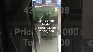 haier  new ref 538 vs 438