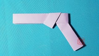 折纸王子教你折纸简单手枪 简单易学 Origami tutorial 折り紙教程