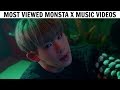 [TOP 20] Most Viewed MONSTA X Music Videos | August 2019