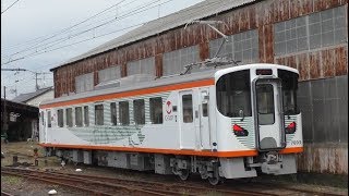 一畑電車7000系デハ7003 構内入換 @雲州平田駅