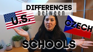 DIFFERENCE BETWEEN CZECH + US SCHOOLS #czechschool #livinginprague #czech