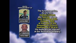 Eustace Ernest ~ Short Obituary