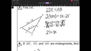 Math 2 Unit 4 Lesson 5: Triangle Midsegment Theorem