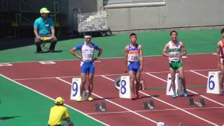 2017年　インターハイ兵庫県予選　男子100ｍ　決勝