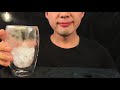 asmr 오미자 음료수 먹방 얼음컵 3잔 no talking schisandra beverage drinking sounds ice cups 五味子茶飲んでいます