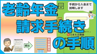 老齢年金請求手続きの手順