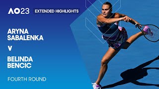 Aryna Sabalenka v Belinda Bencic Extended Highlights | Australian Open 2023 Fourth Round