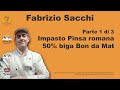 Impasto pinsa romana con biga Bon da Mat al 50% -  parte 1