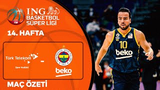 BSL 14. Hafta Özet | Türk Telekom 63-72 Fenerbahçe Beko
