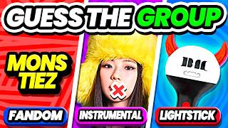 Guess the K-Pop Group with just 3 Clues (Fandom + Instrumental + Lightstick) | KPOP QUIZ 2025