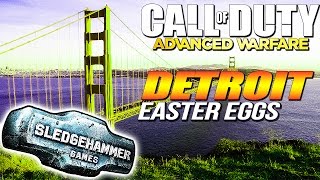 Call of Duty: Advanced Warfare "Golden Gate Bridge" Easter Egg + More Detroit Map Easter Eggs