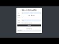 Calorie Calculator In JavaScript With Source Code | Source Code & Projects
