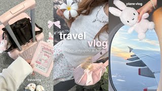 ultimate travel vlog: london, singapore & bali - plane rides, aesthetic cafe, beach