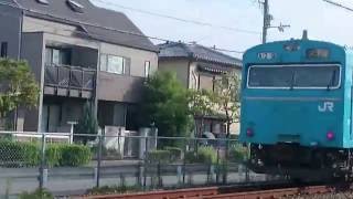 爆音  103系（上り）阪和線普通電車　上野芝〜百舌鳥