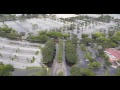 Aerial view of flooding at Sawgrass Mills mall.