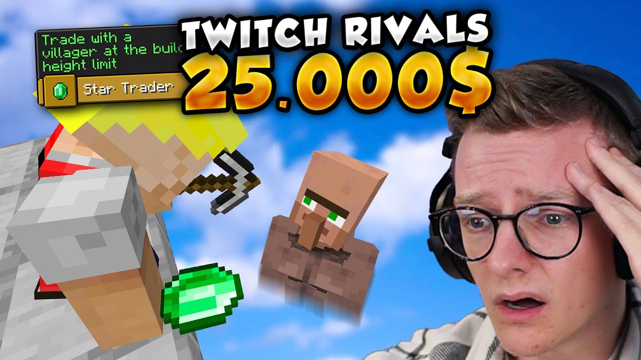 DIESES Advancement kostet uns 25.000$! - Minecraft Twitch Rivals