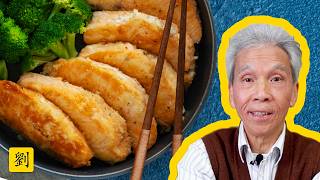🐟  Dad's Crispy Pan Fried Salmon, Chinese Style (香煎三文魚)