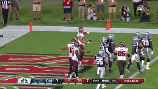 Tom Brady touchdown pass to Rob Gronkowski - NFL Kickoff 2021