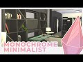 Monochrome Minimalist Apartment // Upland Place Series // No CC // Sims 4 Stop Motion Build