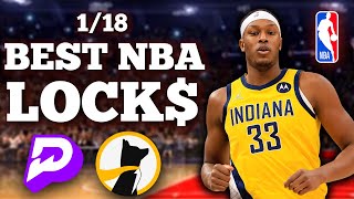 My 4 Best NBA Player Prop Bets Today 1/18/25 Free Picks! #nba #prizepicks #podcast