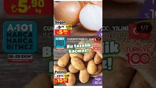 A101 26 EKİM 2023 PATATES-SOGAN INDIRIMI