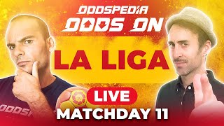 Odds On: La Liga - Matchday 11 - Free Football Betting Tips, Picks & Predictions