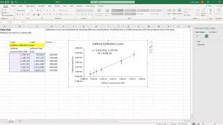 Gen Chem Excel Video 7 Adding Error Bars to Graphs