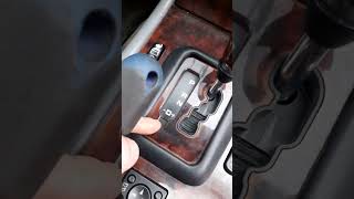 mb w163/w210 how to shift transmission to neutral gear without keys.