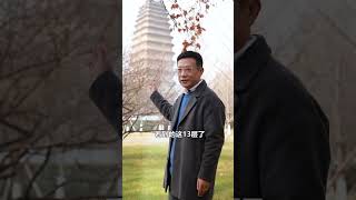 小雁塔在1300多年的时间里经历了6次大地震，三裂三合#一眼千年博物长安  #陕西美好推荐官 #小雁塔 #雁塔晨钟#知识大拜年