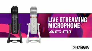 Yamaha Live Streaming USB Microphone: AG01