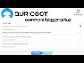 Facebook comment trigger for chatbot Quriobot - SaaS Master