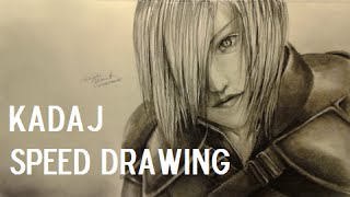 Kadaj FFVII Advent Children Speed Drawing