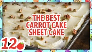 How To Make: The Best Carrot Cake Sheet Cake