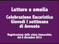 2012/12/05 - Letture e omelia Giovedì I settimana d'Avvento