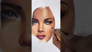 Drawing skin tone with colored pencils !