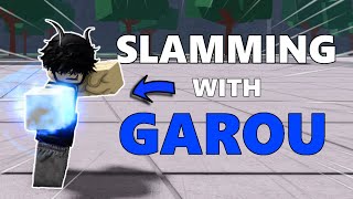 SLAMMING PROS in RANKED with GAROU in The Strongest Battlegrounds