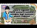 cara ngedit foto baju sakura schol pake apk || capcut || #edit #sakura #trending #anime #viralvideo