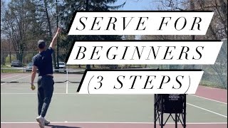 Tennis Serve Lesson for Beginners - How To Hit a Serve